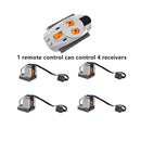 Technical Motor Parts Multi Power Functions 8293 8883 Tool Servo Train Motor PF Model Sets Building Blocks Compatible All Brands