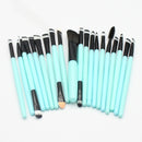 20Pcs Makeup Brushes Set for Eye Shadow Foundation Powder Eyeliner Eyelash Cosmetict for Face Make Up Brush Tools