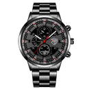 Fashion Mens Sports Watches for Men Business Stainless Steel Quartz Wrist Watch Luxury Man Casual Luminous Clock часы мужские