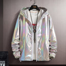 Summer Jacket Women White S-7XL Pl Size Loose Thin Couple Hooded Tops 2022 Spring Autumn New Blue Waterproof Cargo Coats