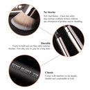 Bethy Beauty 2/3 pcs Foundation Concealer Brush Set Makeup Brush 170 270 Synthetic Hair Foundation Blending Brush Cream Contour