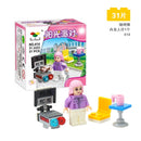 Mini Transportation tank plane Car Educational Assembled Models Building Blocks Compatible small Bricks toys for children