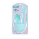 6pcs DIY Mask Bowl Mixing Brush Makeup Tool Set 4 In1 Beauty Skin Care with Brush Mixed Stir Spatula Stick Measuring Spoon Kit