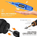 12V Mini Drill Electric Carving Pen Variable Speed Drill Rotary Tools Kit Engraver Pen for Grinding Polishing,
