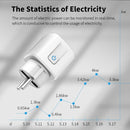 Smart Plug WiFi Socket EU 16A/20A With Power Monitor Timing Function Tuya Smart Life APP Control Works With Alexa Google Home
