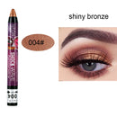 Pearlescent Eyeshadow Pen 12 Colors Lasting Waterproof Not Blooming Shiny Glitter Silkworm Gel Pen Eye Shadow Pencil Cosmetic