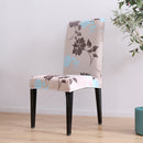 Spandex Chair Cover Stretch Home Dining Elastic Floral Print Chair Covers Multifunctional Spandex Elastic Cloth Universal Size