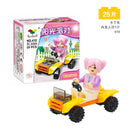 Mini Transportation tank plane Car Educational Assembled Models Building Blocks Compatible small Bricks toys for children