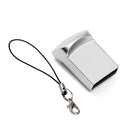 JASTER Mini Metal USB Flash Drives Silver Business Gifts Memory Stick Custom logo Pen Drive Waterproof Storage Devices 32GB 64GB