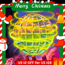 Flying Ball Boomerang Flyorb Magic With LED Lights Drone Hover Ball Stress Release Flying Spinner Fidget Toys Kids Family Gifts