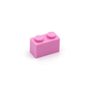 100pcs DIY Building Blocks Thick Figures Bricks 1x2Dots Educational Creative Size Compatible With 3004 Plastic Toys for Children