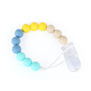 Baby Pacifier Chain Wooden Handmade Chain Silicone Wooden Plastic Clip Baby Nipple Clips Teether Necklace baby Chew accessories