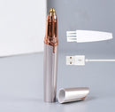 USB Electric Eyebrow Trimmer Makeup Painless Eye Brow Epilator Mini Shaver Razors Portable Facial Hair Remover Women Depilator