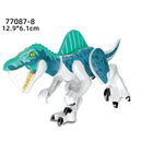 Jurassic Dinosaurs Building Blocks Indominus Rex DIY Tyrannosaurus Action Figure Models Children Toys Animals Gifts