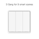 MOES 4 Gang Tuya ZigBee Wireless 12 Scene Switch Push Button Controller Battery Powered Automation Scenario for Tuya Devices