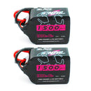 2PCS CNHL 4S 6S 14.8V 22.2V Lipo Battery 1100mAh 1300mAh 1500mAh 100C With XT60 For FPV Airplane Drone Quadcopter Helicopter