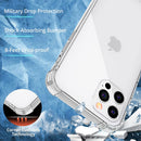 Thick Shockproof Silicone Clear Phone Case For iPhone 14 13 12 11 Pro Max Mini X XS XR 7 8 Plus Lens Protection Case Back Cover