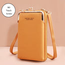Women Bags Soft Leather Wallets Touch Screen Cell Phone Purse Crossbody Shoulder Strap Handbag for Female Cheap Women&
