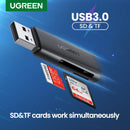 UGREEN Card Reader USB 3.0 to SD Micro SD TF Memory Card Adapter for PC Laptop Accessories Multi Smart Cardreader Card Reader