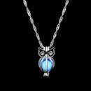 FAMSHIN Fashion Silver Color Charm Luminous Pendant Necklace Women Moon Glowing Stone Necklace Christmas Necklaces Jewelry Gifts