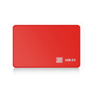 TISHRIC HDD Case External Hard Drive Optibay Enclosure 2.5 Hard Disk Case HDD Box USB 3/2 Sata to USB Multicolor Hard Drive Box