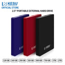 KESU HDD 2.5" Portable External Hard Drive 320gb/500gb/750gb/1tb USB3.0 Storage Compatible for PC, Mac, Desktop,MacBook