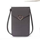 2022 Bag For Women Touch Screen Cell Phone Purse Smartphone Wallet Shoulder Strap Handbag PU Leather Casual Solid Crossbody Bags