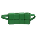 Pu Leather Woven Small Waist Bags For Women Luxury Brand Shoulder Bag New Trend Women Hand Bag 2022 Messenger bag Female Purses