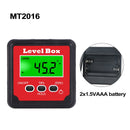 RZ Angle Protractor Universal Bevel 360 Degree Mini Electronic Digital Protractor Inclinometer Tester Measuring Tools MT2010
