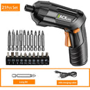 Electric Screwdriver Battery Rechargeable Cordless Screwdriver Powerful Impact Wireless Screwdriver Drill Electric Screw Driver