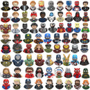 New Marvel Avengers Mini 3D Superhero Character Model Building Blocks Assembly Toys Children&