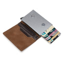 Customized 2022 Men Leather Wallet Rfid Anti-magnetic Credit Cards Holder Wallet With Organizer Coin Pocket & Money Clips Wallet