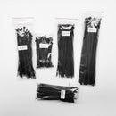 500pcs/Lot Cable Ties 3x60 3x80 3x100 3x120 3x150 Combination Set Self-Locking Plastic Nylon Wire Cable Zip Ties Black or White