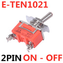 1pc New High Quality 15A 250V SPST 2 4 6 Terminal ON OFF Toggle Switch Self-locking Waterproof cap