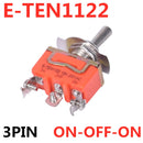 1pc New High Quality 15A 250V SPST 2 4 6 Terminal ON OFF Toggle Switch Self-locking Waterproof cap