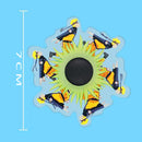 Cartoon Anime Ninjas Fidget Spinner Top 3D Dynamic Running Gyroscope Kawaii Stress Relief Kid Decompression Toys Fingertip Gyro