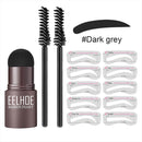 2022 One Step Shaping Kit Stamp Set Professional Brow Makeup Stick Hairline Contour Waterproof Stencil Eyebrow Stanp Template