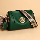 Women Genuine Leather Handbags Designer Rotating metal lock Ladies Shoulder Bags Fashion New Luxury Brand Female Messenger Bag