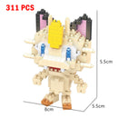 Pokemon Small Building Pokemon Blocks Small Cartoon Picachu Animal Model Education Game Graphics Pokemon Toys For Kids Birthday