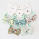 10Pcs/Lot Sweet Hair Band Girls Hair Ties Bows Elastic Rubber Band Flower Small Ball Scrunchies Baby Kids Hair Accessories Gift
