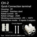 CH1 CH2 CH3 CH4 Quick Splice Lock Wire Connectors 1/2/3/4Pins Copper Electrical Cable Terminals For Easy Safe Splicing Into Wire