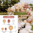 Macaron Pink Rose Balloon Garland Arch Kit Birthday Party Decorations Kids Latex Baloon Baby Shower Decor Globos