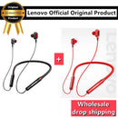 Lenovo Bluetooth5.0 Wireless Earbuds Magnetic Neckband Earphones IPX5 Waterproof Sport Headset with Noise Cancelling Mic HE05