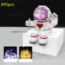 200-2880pcs Mini Micro Rocket Building Blocks Space Moon Satellite Astronaut Diamond Bricks Constructor Toys for Children Gifts