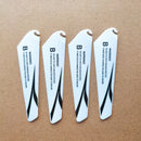 4pcs AB 9CM spare blades Fans Props for r/c mini helicopter rotor rc CH002 CH023 Drone Copter Toys Spare Parts Accessories