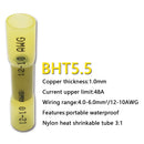 Heat Shrink Butt Wire Connectors Waterproof Insulated Automobile Wire Cable Crimp Terminals AWG 26-10 0.3-6.0mm2