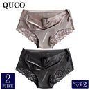 2pcs/lot QUCO Brand sexy Women Underwear High Quality Women Panties Seamless Underwear Solid Lingerie underwear women