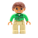 Big Size Action Figures City Princess Policemen Family Building Block Doll Character Accessory Toys Assembly Children Kids Gift