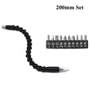 Flexible Shaft Extension Screwdriver Drill Bit Holder Link for Electronic Drill 200/250/295/400mm Hex Screwdriver Soft Shafts