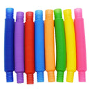 8Pack Large Pop Tubes Fidget Toys Sensory Toy for Stress Anxiety Relief for Children Adults Learning Toys Toddlers Stretch Tube